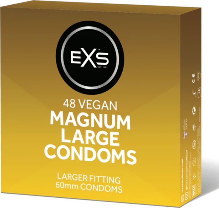 Preservativi Exs Magnum 48 — larghi e lunghi