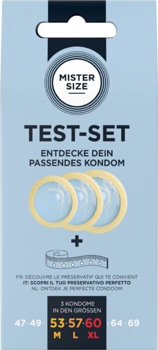 Preservativi Mister Size Test Set - Comfort Assoluto Preservativi Mister Size Test Set - Comfort Assoluto