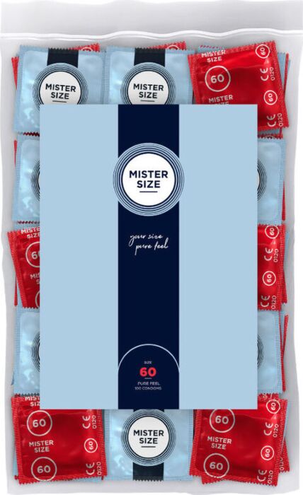 Preservativi Mister Size XL 60mm - Comfort Unico Preservativi Mister Size XL 60mm - Comfort Unico