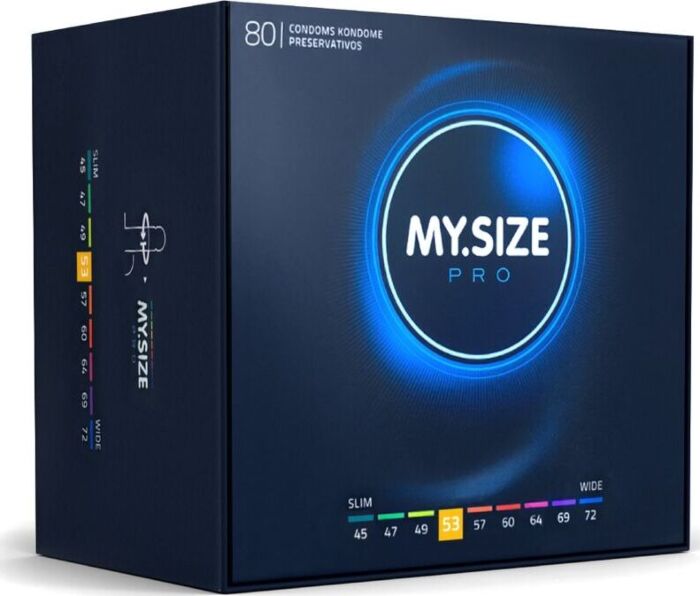 Preservativi MY SIZE PRO 53 mm - Sensazione Unica