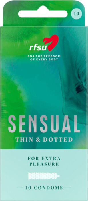 Preservativi RFSU Näkken puntinati 10 pezzi Preservativi RFSU Näkken puntinati 10 pezzi