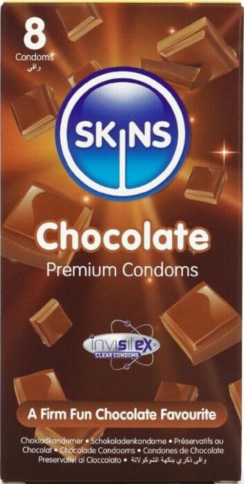 Preservativi SKINS Sapore Cioccolato Premium Preservativi SKINS Sapore Cioccolato Premium