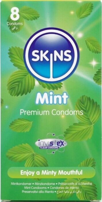 Preservativi Skins Menta Premium - Sapore Fresco