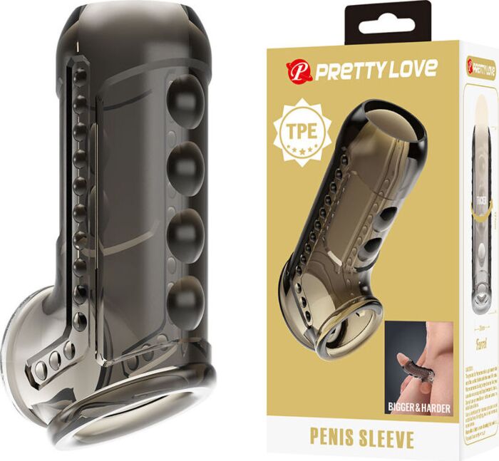 Guaina per pene Pretty Love con texture eccezionale Guaina per pene Pretty Love con texture eccezionale