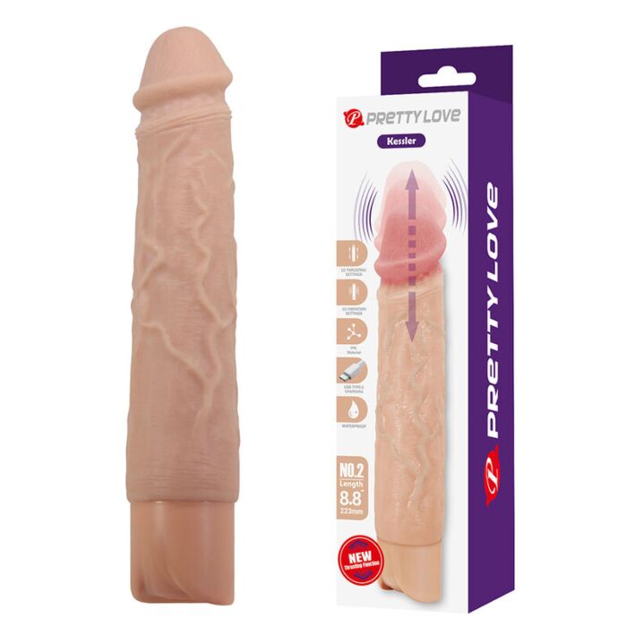 Dildo vibrante realistico PRETTY LOVE KESSLER Dildo vibrante realistico PRETTY LOVE KESSLER