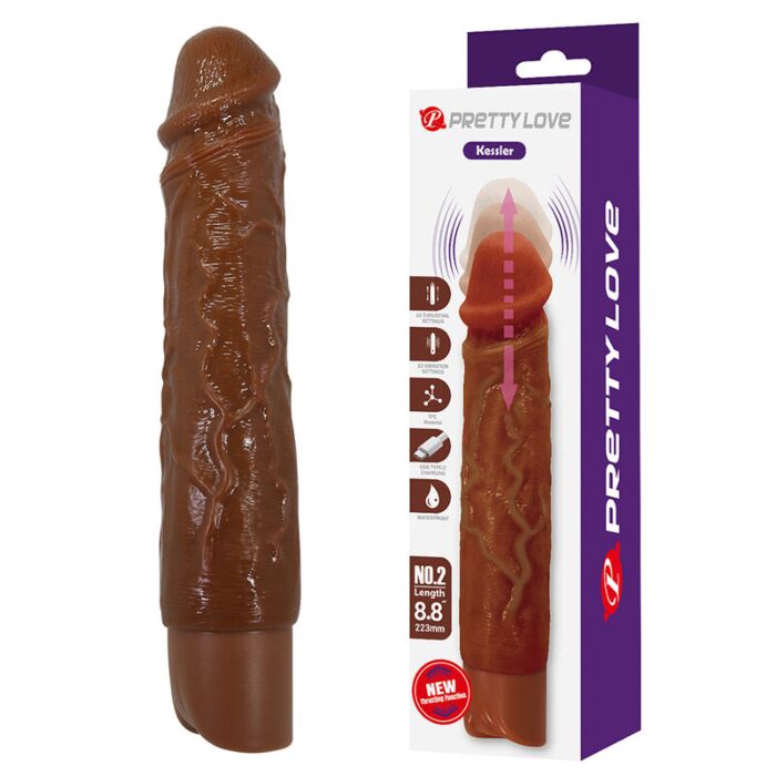 Dildo vibrante realistico PRETTY LOVE KESSLER Dildo vibrante realistico PRETTY LOVE KESSLER