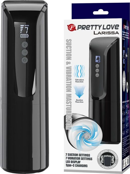 Masturbatore Pretty Love Larissa con vibrazione e suzione Masturbatore Pretty Love Larissa con vibrazione e suzione