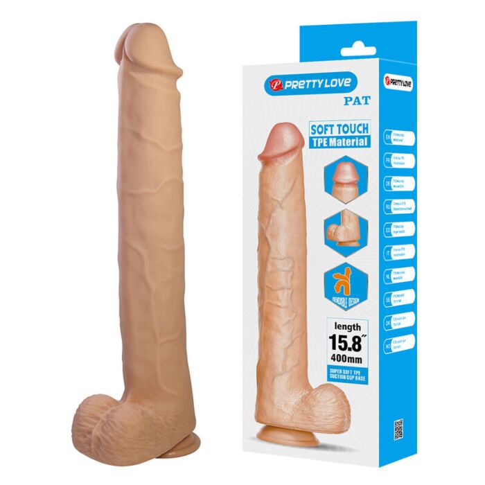 DILDOS PRETTY LOVE Dildo realistico flessibile con ventosa DILDOS PRETTY LOVE Dildo realistico flessibile con ventosa