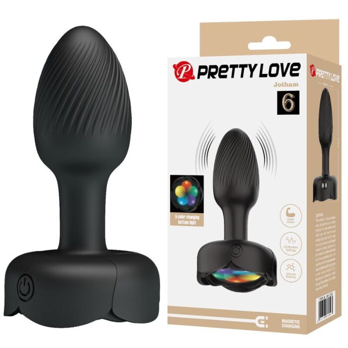 ANAL TOYS PRETTY LOVE Plug anale vibrante ricaricabile 10 modalità ANAL TOYS PRETTY LOVE Plug anale vibrante ricaricabile 10 modalità