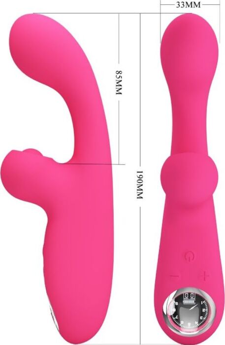 PRETTY LOVE - SKYLAR VIBRADOR ESTIMULADOR ROSA