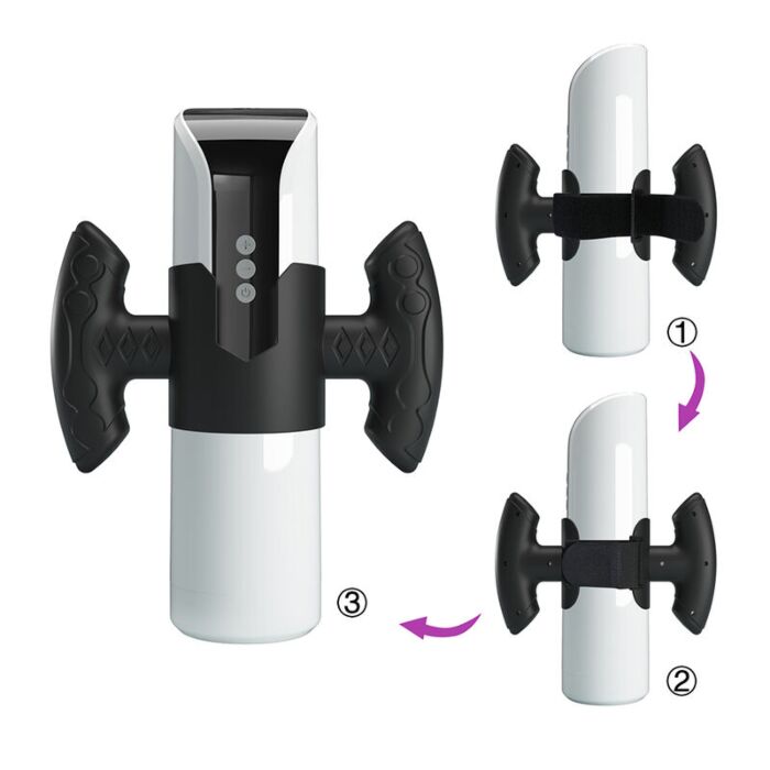 Masturbatore Pretty Love Manico Universale con design ergonomico Masturbatore Pretty Love Manico Universale con design ergonomico