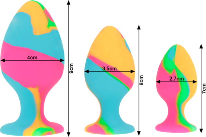 Set di tappi Rainbow Bliss