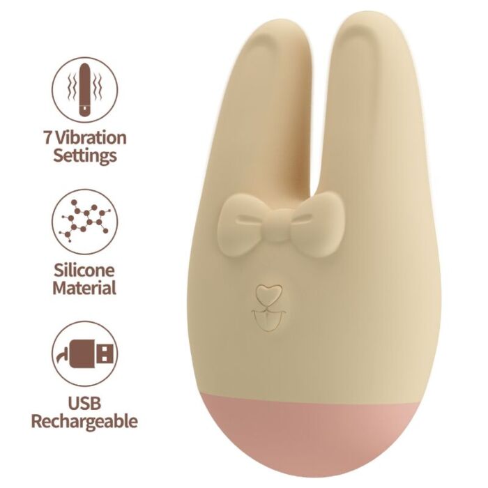 ROMANCE Stimolatore Esterno Bunny 7 Modalità ROMANCE Stimolatore Esterno Bunny 7 Modalità