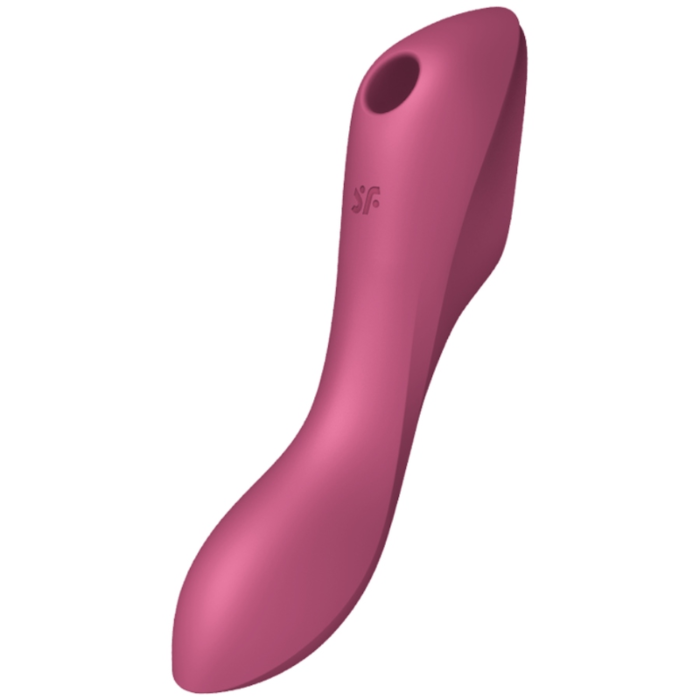 Vibratore SATISFYER CURVY TRINITY 3 | Stimolazione clitoridea e G-spot Vibratore SATISFYER CURVY TRINITY 3 | Stimolazione clitoridea e G-spot