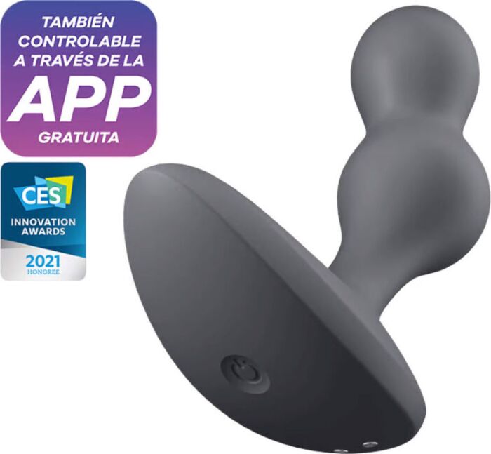 Satisfyer Deep Plug Vibratore Grigio Satisfyer Deep Plug Vibratore Grigio