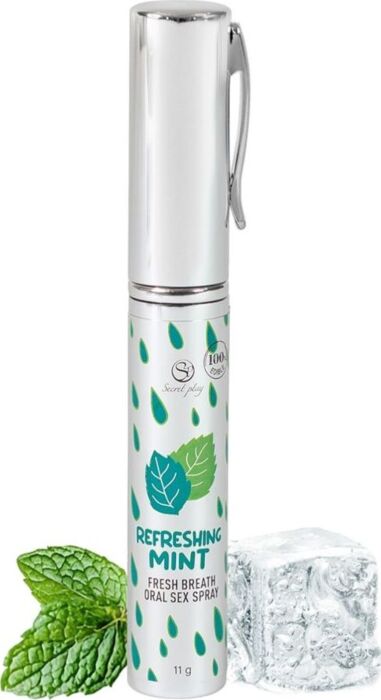 Spray Sex Oral Secretplay Menta Fresca 100% Comestibile