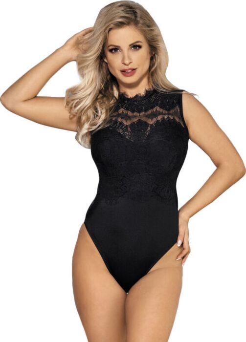Body intimo nero con pietra di opale Body intimo nero con pietra di opale