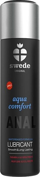 Swede Aqua Comfort Lubrificante Anale a Base d'Acqua 120 ml Swede Aqua Comfort Lubrificante Anale a Base d'Acqua 120 ml