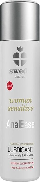 Donna svedese Sensibile AnalEase a base d'acqua 120 ml