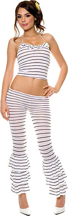 TOP Y PANTALON PIRATA RAYAS TOP Y PANTALON PIRATA RAYAS