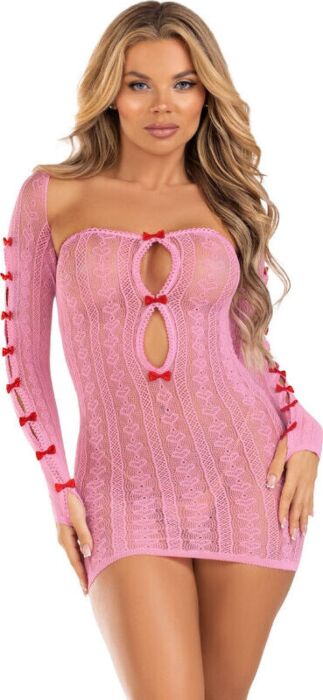 Vestito Corazon Leg Avenue Rosa Elegante