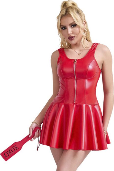 Vestito in Pelle Sublime 957681 Cuore Rosso
