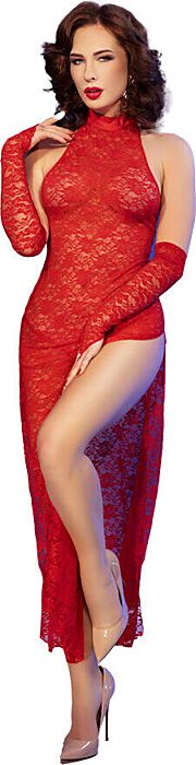 Vestito Rosso Chilirose CR 4853 Elegante e Sensuale