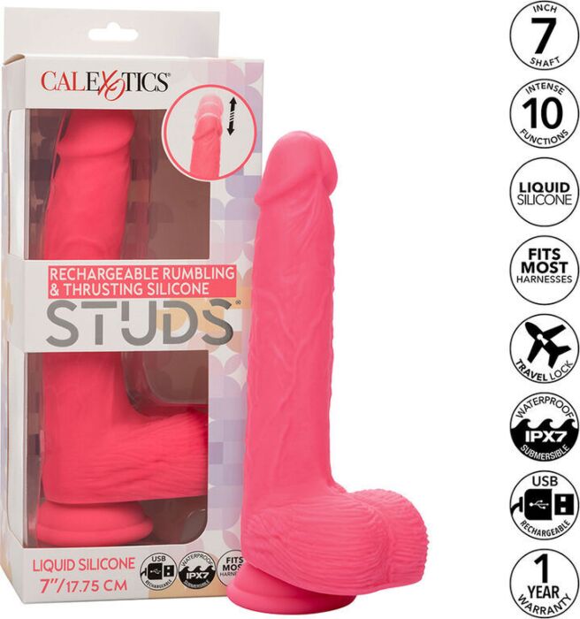 Vibratore Calexotics Studs 10 Vibrazioni Rosa