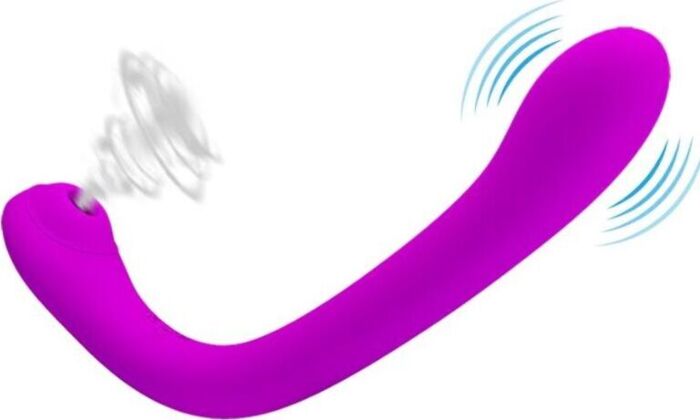 Vibratore Clit-Suck Lilla