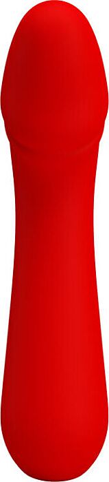 Vibratore Pretty Love Cetus Rosso - Design Curvo Vibratore Pretty Love Cetus Rosso - Design Curvo
