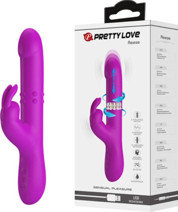 Vibratore Pretty Love Reese Rotante Morbido