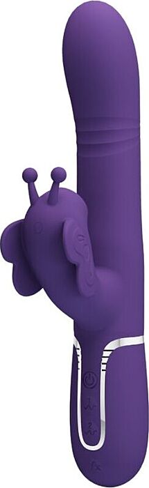 Vibratore Rabbit Pretty Love Mariposa Morado 4 in 1 Vibratore Rabbit Pretty Love Mariposa Morado 4 in 1