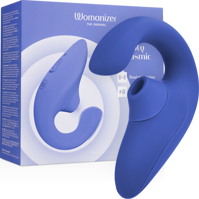Vibratore Womanizer Blend Rabbit Blu