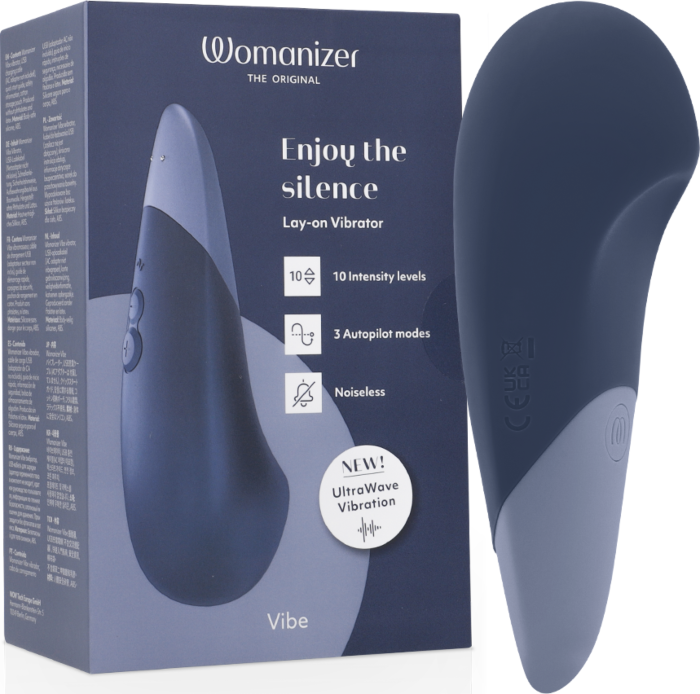 Vibratore Womanizer Vibe Silenzioso Blu