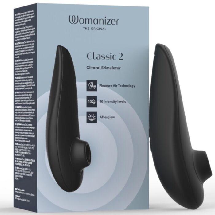Stimolatore clitorideo a suzione WOMANIZER Classic 2 nero