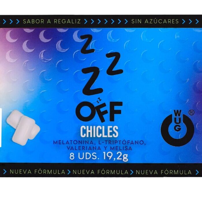 Chicchi WUG GUM WUG OFF con melatonina e valeriana