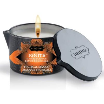 Candela da massaggio con manico Ignite - 170gr