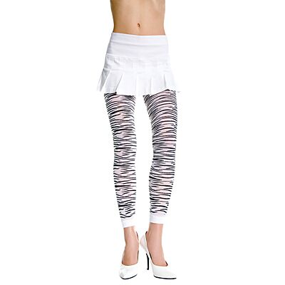 Collant Music Legs con motivo zebra a righe