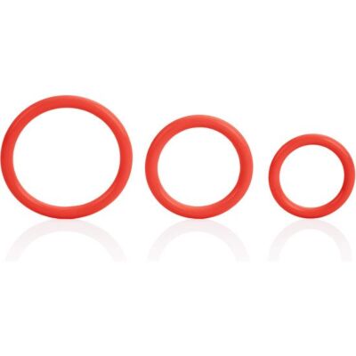 Anello Triplo Rosso Fuoco