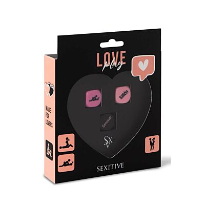Dadi erotici SEXITIVE Love Play - Pack 3 per coppia