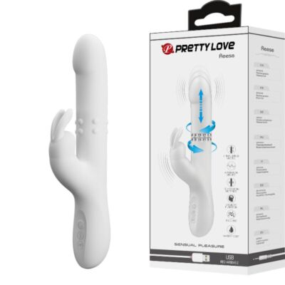 Vibratore Rotante Argento PrettyLove Reese