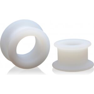 Set di anelli in silicone - bianco