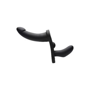 Il suo doppio take - dildo con imbracatura - nero
