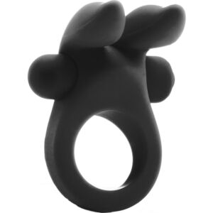 Anello vibrante Bunny - nero