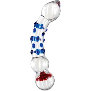 Dildo di vetro numero 18 ghiaccioli