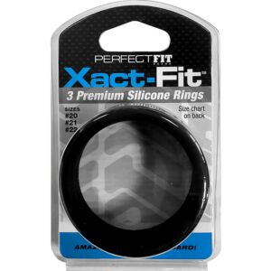 Xact fit kit 3 anelli in silicone - 5 cm, 5,3 cm e 5,5 cm