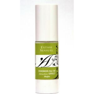 Estrai sensuel olio da massaggio ad effetto calore con feromoni di mojito