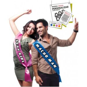 Fascia Festa Blu Personalizzata
