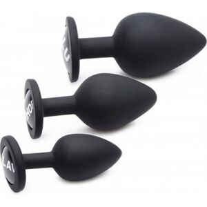 Serie master - set plug de silicona - nero