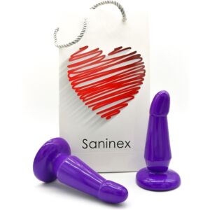 Devozione Saninex - plug & dildo con base di aspirazione - viola